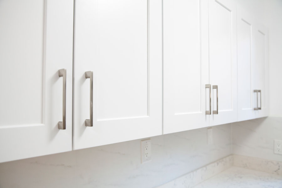 Mirror-finish painted kitchen